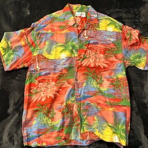 Vintage Hawaiian Button Down Shirt
